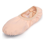 Zpatillas Media Punta Lona Y Gamuza Ballet Niña Original 2pk