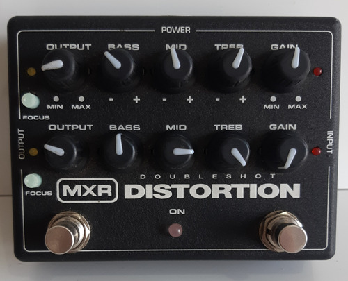 Pedal Mxr M-151 Doubleshot Distortion 2 Canais Made In Usa!