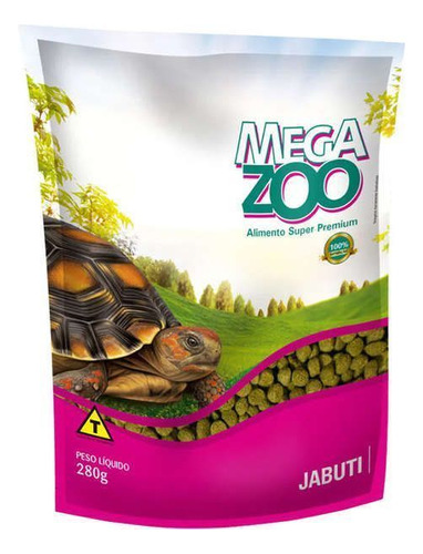 Ração Extrusada Megazoo Para Jabutis 280g