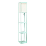 Simple Designs Home Lf1014-aqu Etagere Organizador Estante D