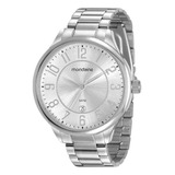 Relógio Mondaine Analógico Feminino Prateado 99503lpmvbe2