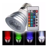 Lampada Led Rgb  3 W Croica E27 Decoraçao Cromoterapia