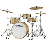 Yamaha Stage Custom Hip Carcasa De Madera Natural De Una De