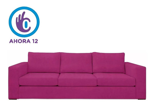 Sillon Sofa 3 Cuerpos Tapizado Pana Antimancha Fullconfort