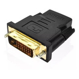 Conector Adaptador Dvi - Hdmi Fêmea 24+1 Banhado.