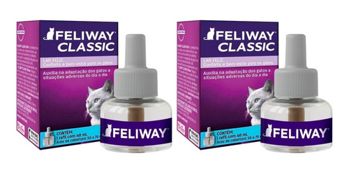 Feliway Classic Refil 48ml - 2 Unidades