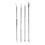 Kit X4 Extractor Removedor Negros Acne Espinillas Puntos