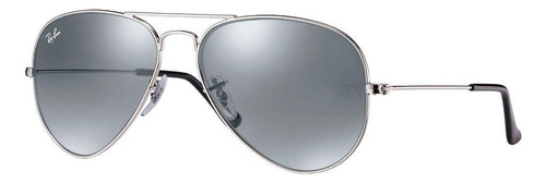 Ray Ban Rb3025 W3277 Aviator Gris Espejo Plata Gota Clasico