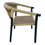 Kit 3 Cadeiras Brisa Alumínio Tricô Náutico Impermeável