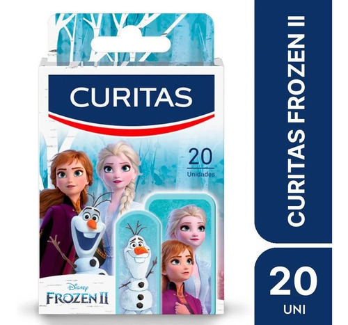 Curitas Apositos Infantiles X 20 Unidades Frozen Ii 0% Latex