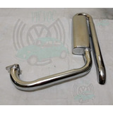 Mofle Violin Comado Marca Vw Racing Para Vocho, Header Vw