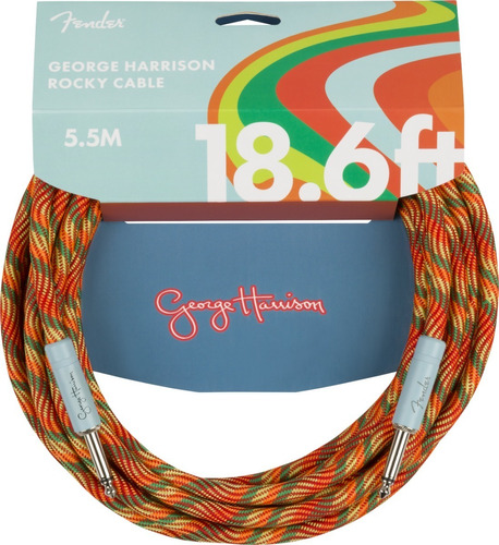 Cable Fender Guitarras O Bajo George Harrison 18.6 Ft