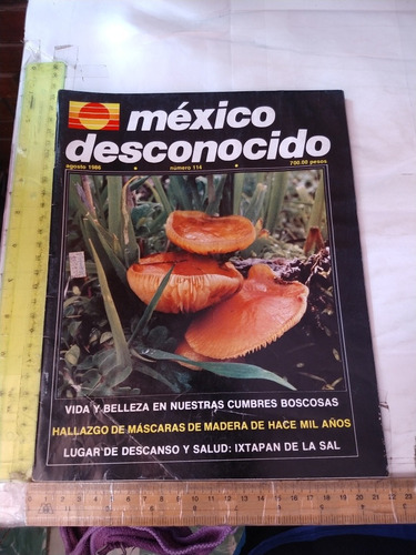 Revista México Desconocido N114 Agosto 1986 Ed Novaro
