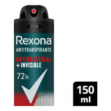 Desodorante Rexona Men Aero Antibacterial E Invisible 150ml