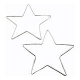 Arracadas Estrella Extra Grande Plata Ley 925