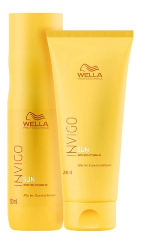 Wella Invigo Sun Shampoo E Condcionador Com Brinde