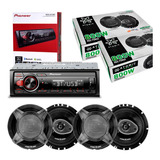 Estereo Pioneer Mvh-s215bt+2 Juegos De Bocinas Atomic 6.5