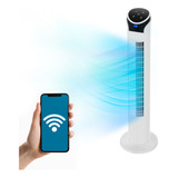 Ventilador Wifi De Torre Inteligente Smart Digital 33 Blue