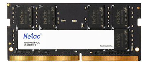 Memoria Ram Netac 8gb Ddr4-3200 Sodimm C22 Portátil