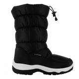 Pink Latte Bota Casual Frio Invierno Suave Negro Dama 82477