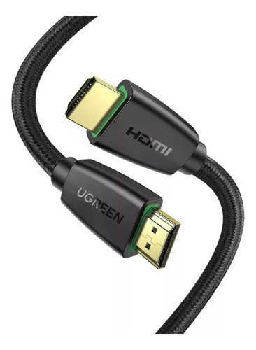 Ugreen Cable Hdmi 2.0 4k Trenzado Alta Velocidad 10 Metros