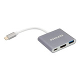 Hub Philco 3 En 1 Tipo C A Hdmi Usb 3.0 Fj