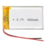 Bateria Litio Polimero Lipo 3.7v 600mah Pack X2