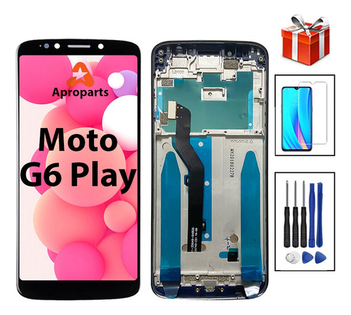 Pantalla Táctil Con Marco Compatible Con Motorola G6 Play
