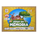 Jogo De Memória Infantil Fazenda 24 Peças Madeira Mdf