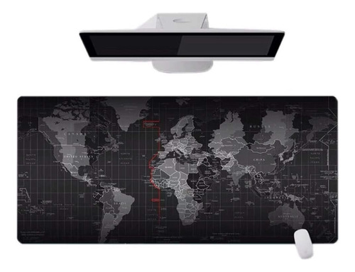 Desk Pad Xxl Gamer - Oficina 84 X 38 Cm Diseño Impreso Maps