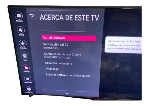 Pantalla LG 55  55lh575a Usada Como Nueva