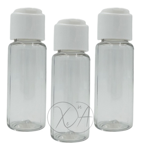 Envases Mini Botellas Pequeñas 20 Ml Tapa Flip Top X 40 Pzs