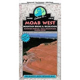 Moab West Topográficos Recreation Trail Map