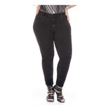 Jean Colombiano Negro Tiro Alto Plus Size  - P2256