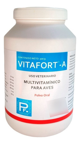 Vitafort A 500 Gr  Vitaminas Para Aves