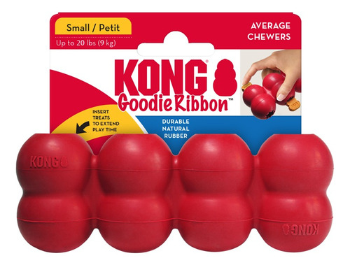 Kong Goddie Ribbon Juguetes Perros Small-