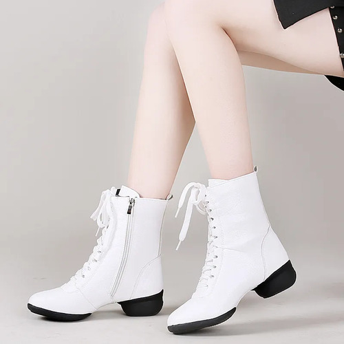 Bota Adelita O Bota Jalisco De Piel, Para Danza Folclórica  | Envío gratis