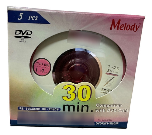 Mini Dvd-rw Melody 10pz  Mini Dvd-r Pleomax, Mini Dvd-r Sony
