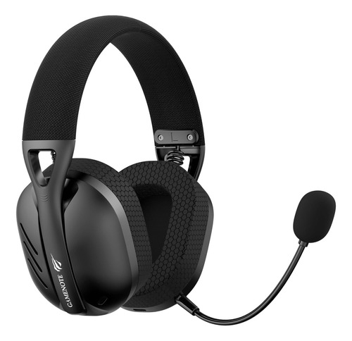 Havit Fone De Ouvido Headset Gamer Fuxi-h3 Quad-mode (com Fio E Sem Fio, Wireless 2,4ghz, Bluetooth, Cabo Usb-c, Cabo Auxiliar 3.5mm). Surround, Baixa Latência - Preto