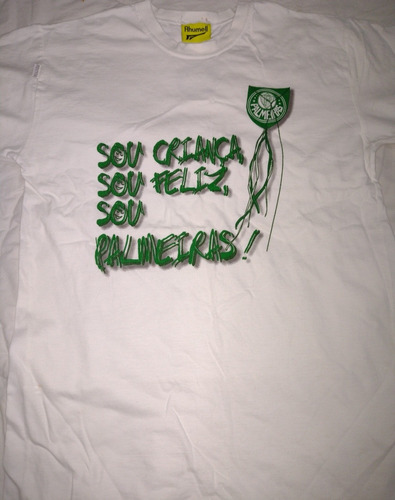 Camiseta Original Oficial Torcedor Infantil Do Palmeiras 