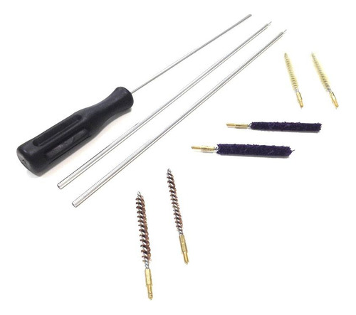 Kit Limpeza Para Carabina Tático Cleaner Calibre 4.5 - 5.5mm