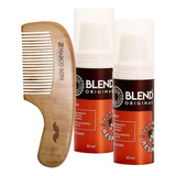 Blend Para Crescimente De Barba 2 Unid - Pente De Barba