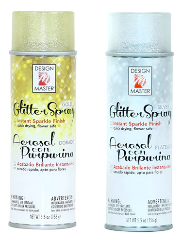 Spray De Diamantina Para Flores