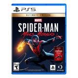 Marvel's Spider-man: Miles Morales  Marvel Ultimate Edition Sony Ps5 Físico