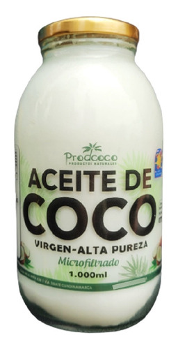 Aceite De Coco Puro Organico - mL a $75
