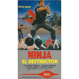 Ninja El Destructor Vhs Challenge Of The Ninja