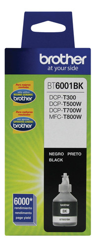 Tinta Brother Bt-6001bk Para 6000 Páginas Negro