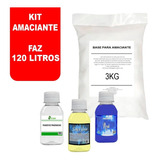 Kit Base Amaciante + Corante + Essência + Frete = 120 Litros