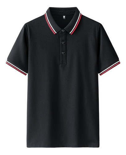 Camisa Polo Masculina Trend Respirável De Manga Curta Busine