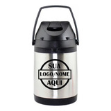 Garrafa Térmica Inox 3 Litros Bebidas  Personalizada